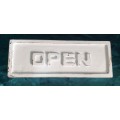 Wooden Vintage Open Closed Sign