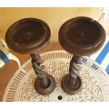 Two Vintage Wooden Ashtrays