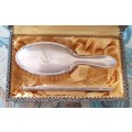 Plated Baby Brush Set Vintage