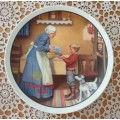 Mothers Day 1986 Norman Rockwell Vintage Edwin M Knowles Wall Plate