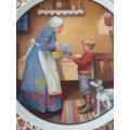 Mothers Day 1986 Norman Rockwell Vintage Edwin M Knowles Wall Plate