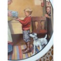 Mothers Day 1986 Norman Rockwell Vintage Edwin M Knowles Wall Plate