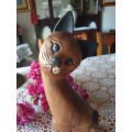 Wooden Cat Ornament