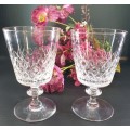 Two Crystal Drinking Glasses for Your Collection