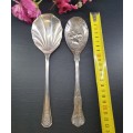 Two Beautiful  EPNS Serving Spoons
