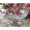 Fine Continental Footed Glass Bowl (17 cm)