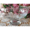 Fine Continental Footed Glass Bowl (17 cm)