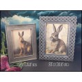 Two Metal Photo Frames with Lovely Pictures