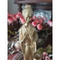 Gold Geisha Figurine