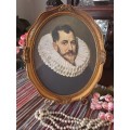 Vintage Look Picture Frame with Stand