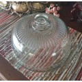 Glass Cake Dome and Plate