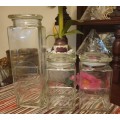3 Maxwell and Williams Glass Containers