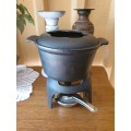 Cast Iron Fondue Pot