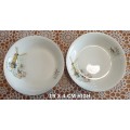 ALFRED MEAKIN SOUP BOWLS | REPLACEMENT | WALL PLATES | SET OF 2 |