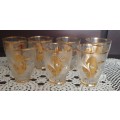 Czech Art Deco Cocktail GLASSES  | DECOR | VINTAGE | BARGAIN!!