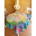 HAND PAINTED TABLE CLOTH