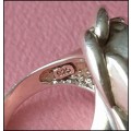 Large Rose silver ring | 925 |