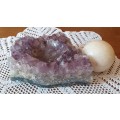 Natural Amethyst with marble stone ball | DECOR |