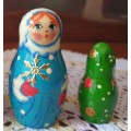 Lovely Russian Nesting Matryoshka 3-Piece Wooden Doll Set