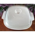 LARGE CORNING WARE BOWL WITH LID | MADE IN THE USA | VERY GOOD CONDITION |