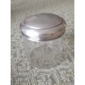 Silver and Glass Trinket/Dressing Table bowl | Vintage