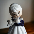 Small Blue and White Figurine | DECOR | HOME |