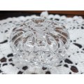SMALL GLASS TRINKLET BOWL WITH LID