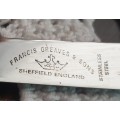 SILVER PLATED CHEESE KNIFE | FRANCIS GREAVES & SONS |