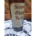 VINTAGE Stoney Ginger beer bottle