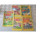 Set of six vintage childrens activity comics from the 70`s