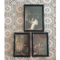 SET OF PRINTS WITH PHOTO FRAMES