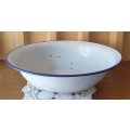 Vintage Enamel Bowl | Kitchen | Decor |