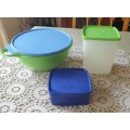 3 TUPPERWARE CONTAINERS | KITCHEN |