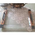 PEWTER AND PLASTIC HEAVY TRAY