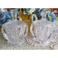 Set of Two Crystal Bowls with Lids Very good condition | like new |