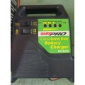Powerful 8 amp dual voltage battery charger