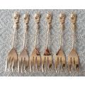 Gold Plated Cake Forks (set 1)