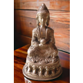 Tibetan Brass Buddha statue, Buddhism, lovely detail