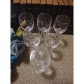 6 SHERRY GLASSES FOR YOUR COLLECTION