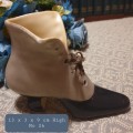 Unmarked Royal Bayreuth Laced Ladies Boots
