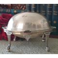 VINTAGE PLATED TUREEN | BUTTER DISH |