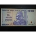 Uncirculated Ten Billion Dollars Zimbabwe