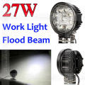 27W 12V 24V LED Work Light FLOOD Beam Lamp For Tractor Truck SUV UTV ATV Offroad 4x4 Boat