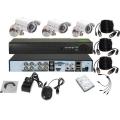 3 cctv camera recording system DIY kit  (hard drive included)