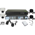 2 cctv camera recording system DIY kit  (hard drive included)