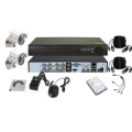 2 cctv camera recording system DIY kit  (hard drive included)