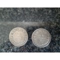 2 x 925 Sterling silver Medallion 74. 5g