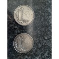 2 x 925 Sterling silver Medallion 74. 5g