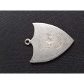 925 Sterling Silver Shield Pendant