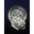 PORCELAIN CUP AND SAUCER CROWN CHELSA ENGLAND